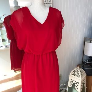 Cute red dress! Sz Med